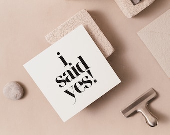 Save the Date card double-sided - Minimalist invitation card wedding template - Wedding invitation card simple - Wedding invitation