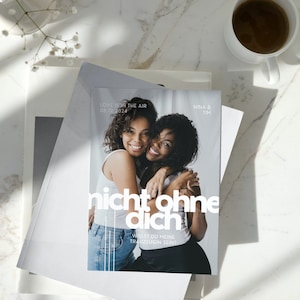 Trauzeugin fragen Druckvorlage "nicht ohne dich" & " i said yes" - Minimalistische Brautjungfer fragen Karte - Hochzeitskarte personalisiert