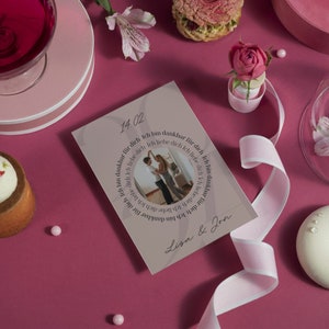 Carta de amor con foto para imprimir - Tarjeta de amor personalizada para tu aniversario de boda - Regalo de aniversario para él y ella - Regalo de San Valentín