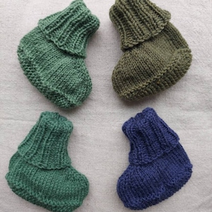 Babysocken Newborn Säuglinge Strick Wolle