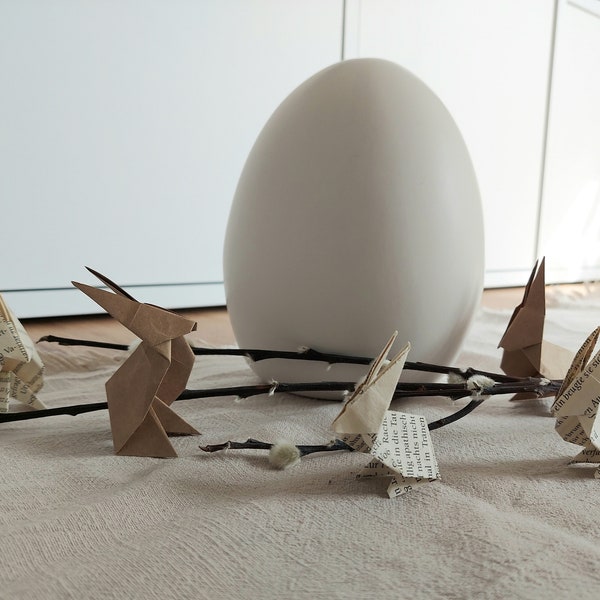 Origami bunnies table decoration Easter