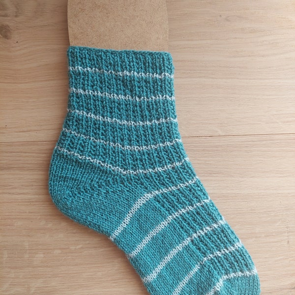 Stricksocken Wollsocken Gr. 38/39