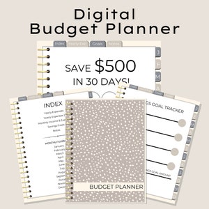 Digital Budget Planner Goodnotes, Digital Budget Tracker, Budget Planner for IPAD, Noteshelf, Finance Tracker, Budget Planner for Tablets