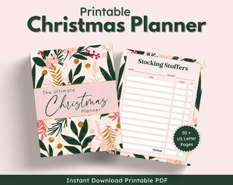 Afdrukbare kerstplanner, vakantieorganisator (pdf)