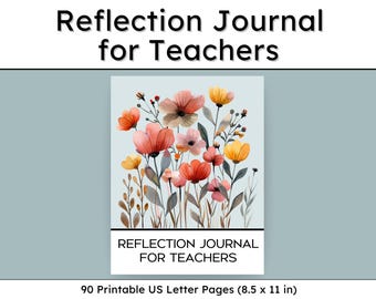 Reflectiedagboek voor docenten met instructies (afdrukbare pdf)