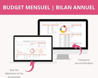 Budget mensuel en français google sheets téléchargement immédiat