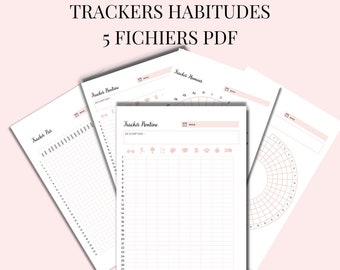 Fiches routine quotidienne PDF format A4, A5 et Lettre à imprimer en français