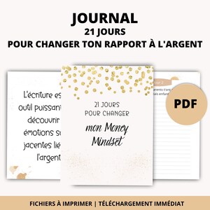 Money Mindset Workbook: 21 Days to Change Your Money Mindset PDF A4, A5 and Printable US Letter