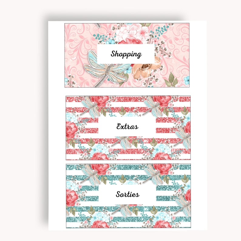 Printable French Cover Pages And Trackers For The Budget Etsy UK Printable French Cover Pages And Trackers For The Budget Etsy UK