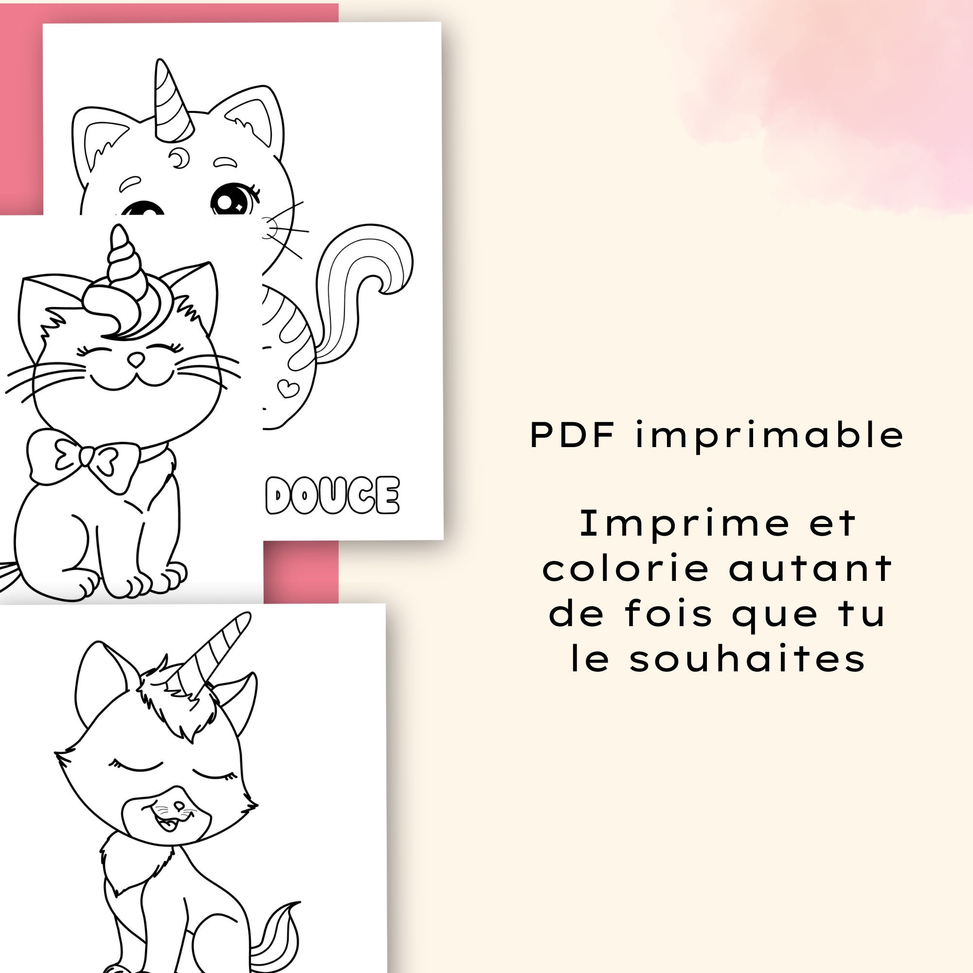 Printable Coloring Page for Adults or Children PDF A4 - Etsy