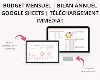 Google sheets budget planner en français et en euros