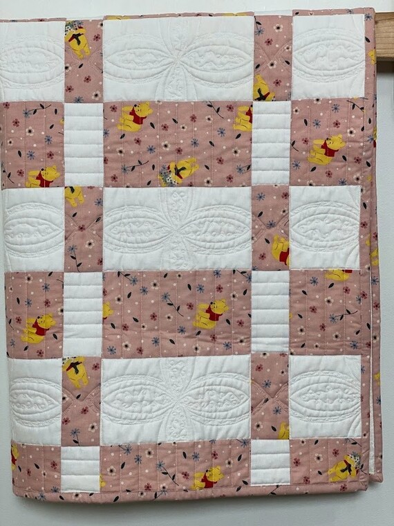 Elegant Little Baby Quilt Baby Girls Quilt Handmade Pink and Etsy