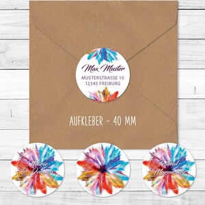 Personalized Stickers: Holi 40 mm round
