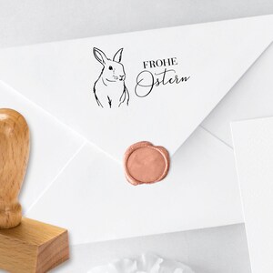 Stempel - Frohe Ostern - Osterhase