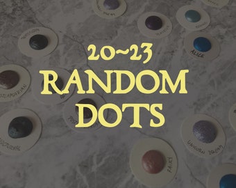 Dot Watercolor Mystery Grab Bag, 20-23 Random Dots