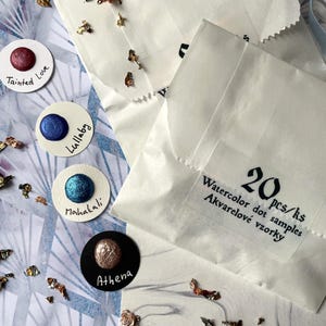 ドット水彩ミステリーグラブバッグ、ランダムドット20個