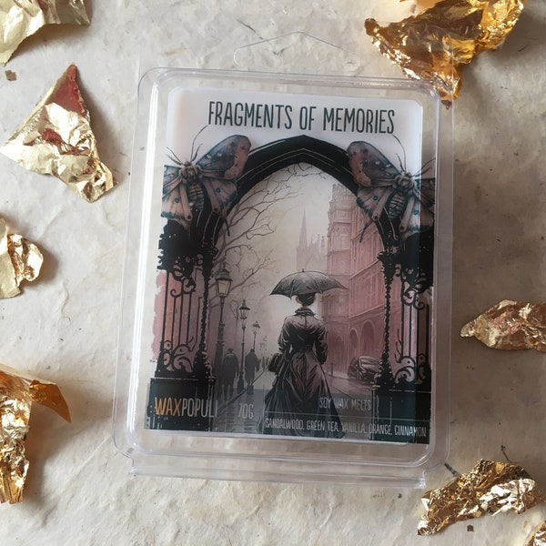 Fragments of Memories Soy Wax Melt, Nostalgic Sweet Retro Vintage Scent