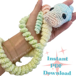 Snake Fidget Crochet Pattern - Instant PDF Download - PATTERN ONLY