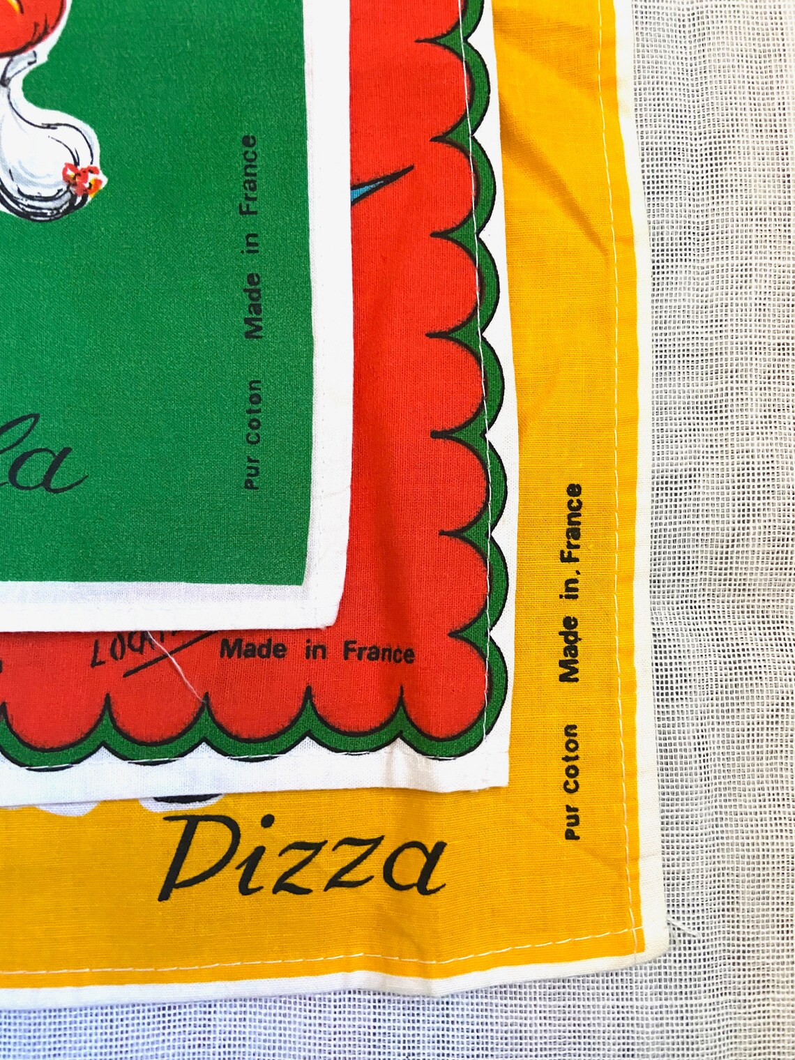 3 Made in France French European Vintage Recipes Print Cotton Etsy