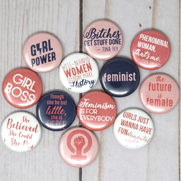 Feminist Buttons - Etsy