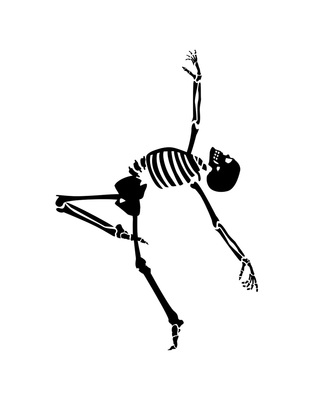 Dancing Skeletons Svg Skeletons Svg Skeleton Dance Svg - Etsy