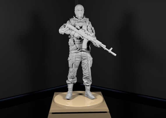 US Army STL 3D Digital File 3D Printer Printable Figure - Etsy Finland