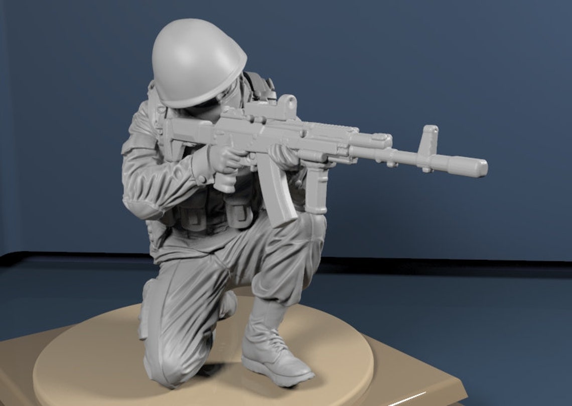 US Army STL 3D Digital File 3D Printer Printable Figure Etsy UK