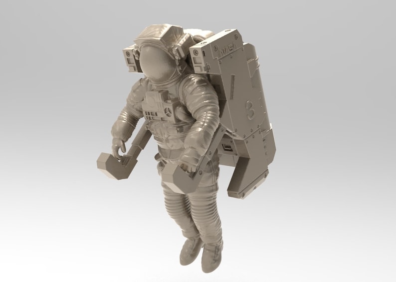 NASA Astronaut STL 3D Digital File 3D Printer Printable Figure Etsy UK