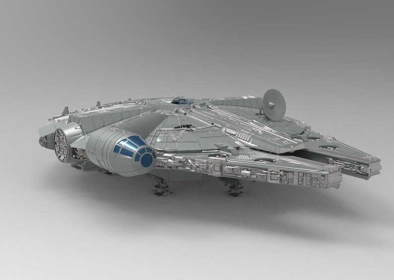 Millennium Falcon STL 3D Digital File 3D Printer Printable - Etsy Finland