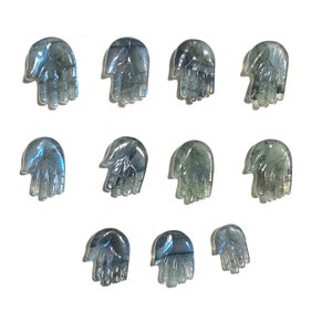 100% Natural Labradorite Carving Hand Shape  Pendant, Gemstone Jewelry Making, Gift for Jewelry Making Handmade Carving