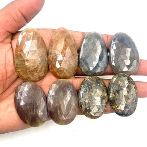 Golden Brown Sapphire Rose: Natural Untreated Israel Cut Gemstone
