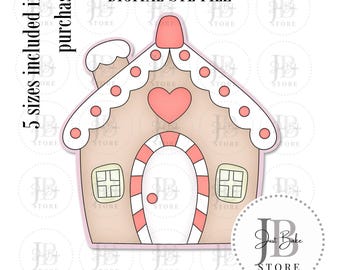 C0077 - Gingerbreadhouse Cookie Cutter