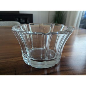 VTG Orrefors Stenhammar  Clear Crystal Centerpiece Bowl Sweden 7&quot;