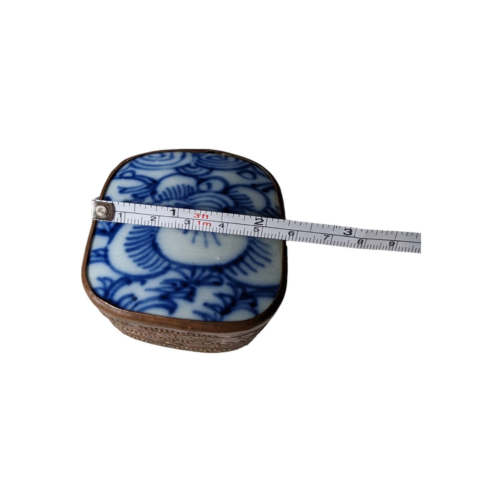 ヴィンテージ中国青白磁 2 1/4 インチ 小さな破片箱 - Etsy 日本