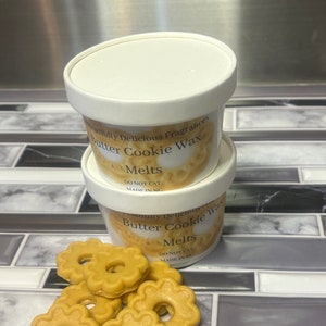 Butter Cookie Food Wax Melts, Bakery inspired fake food, Party favors, Birthday gift, Home fragrance, Christmas cookies