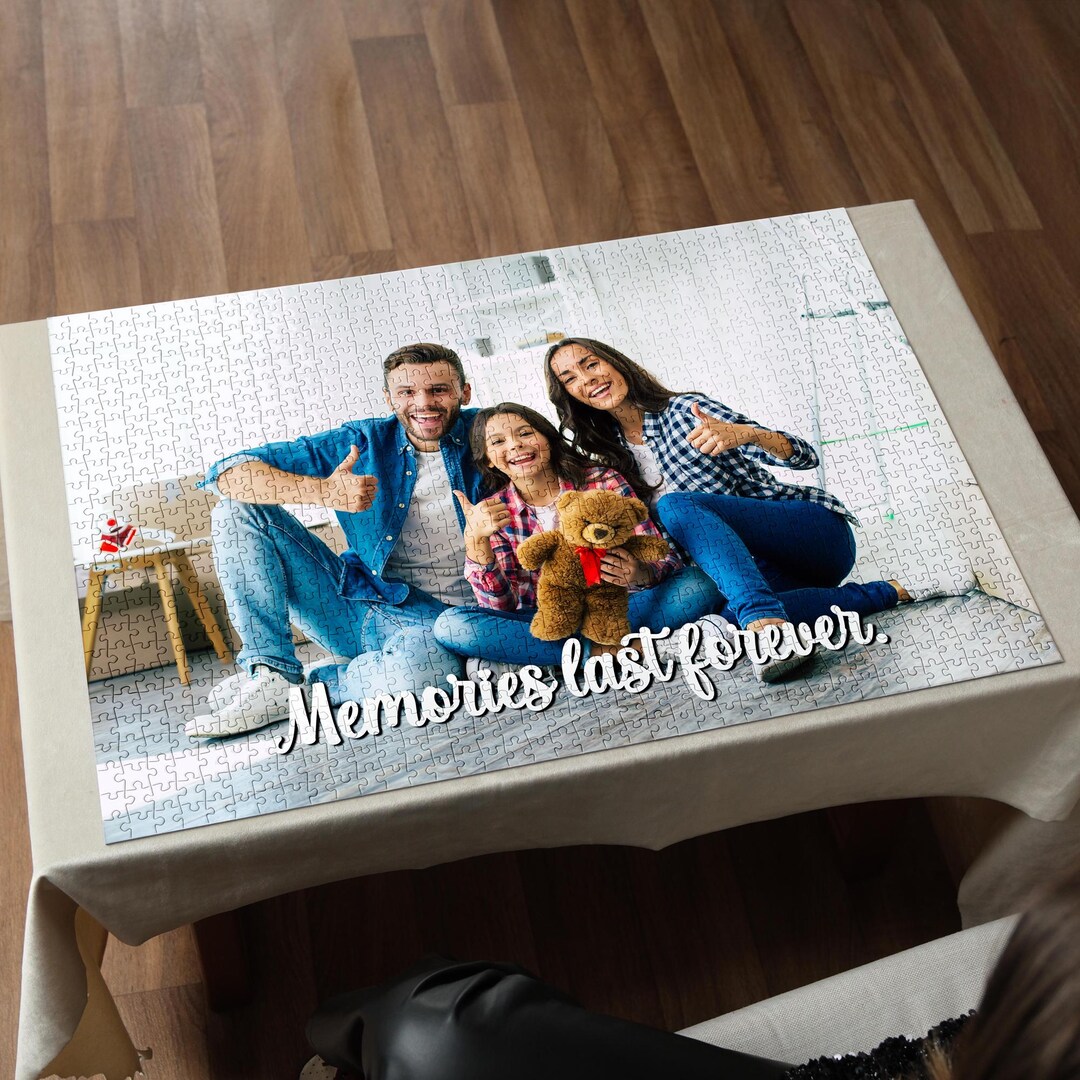 Personalized Photo Puzzle, Custom Jigsaw Keepsake, Anniversary Gift - Etsy