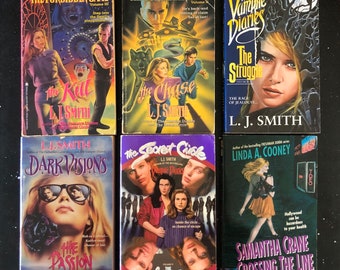 Vintage 80s/90s Paranormal Young Adult Novels | L.J. Smith & Christopher Pike