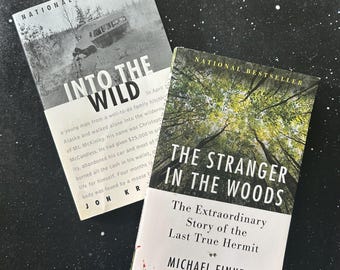 Nonfiction Book Bundle | The Stranger In The Woods by Michael Finkel | Into The Wild by Jon Krakauer