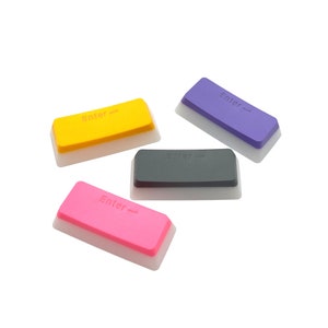 Custom Backlit Pudding Enter Key for Mechanical Keyboards - 2.25u - PBT - 16 Colors