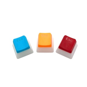 Custom Backlit Pudding Escape Key for Mechanical Keyboards - PBT - 16 Colors