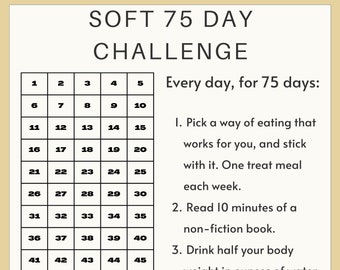 75 day challenge tracker