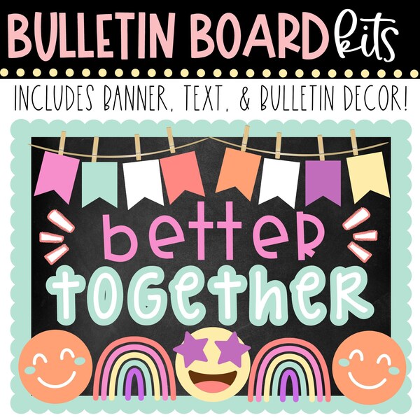 Better Together Bulletin Board Etsy