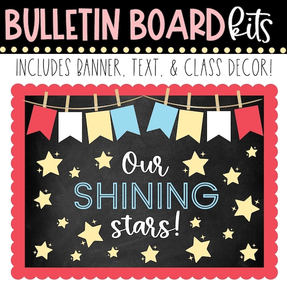 BULLETIN BOARD KIT Our Shining Stars Back to School - Etsy