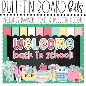 BULLETIN BOARD KIT- Welcome to Our Class | Back to School | Classroom Décor | Bulletin Board | 1st Day Class Décor | Instant Download