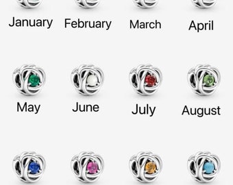 Pandora Charms Birthstone - Etsy