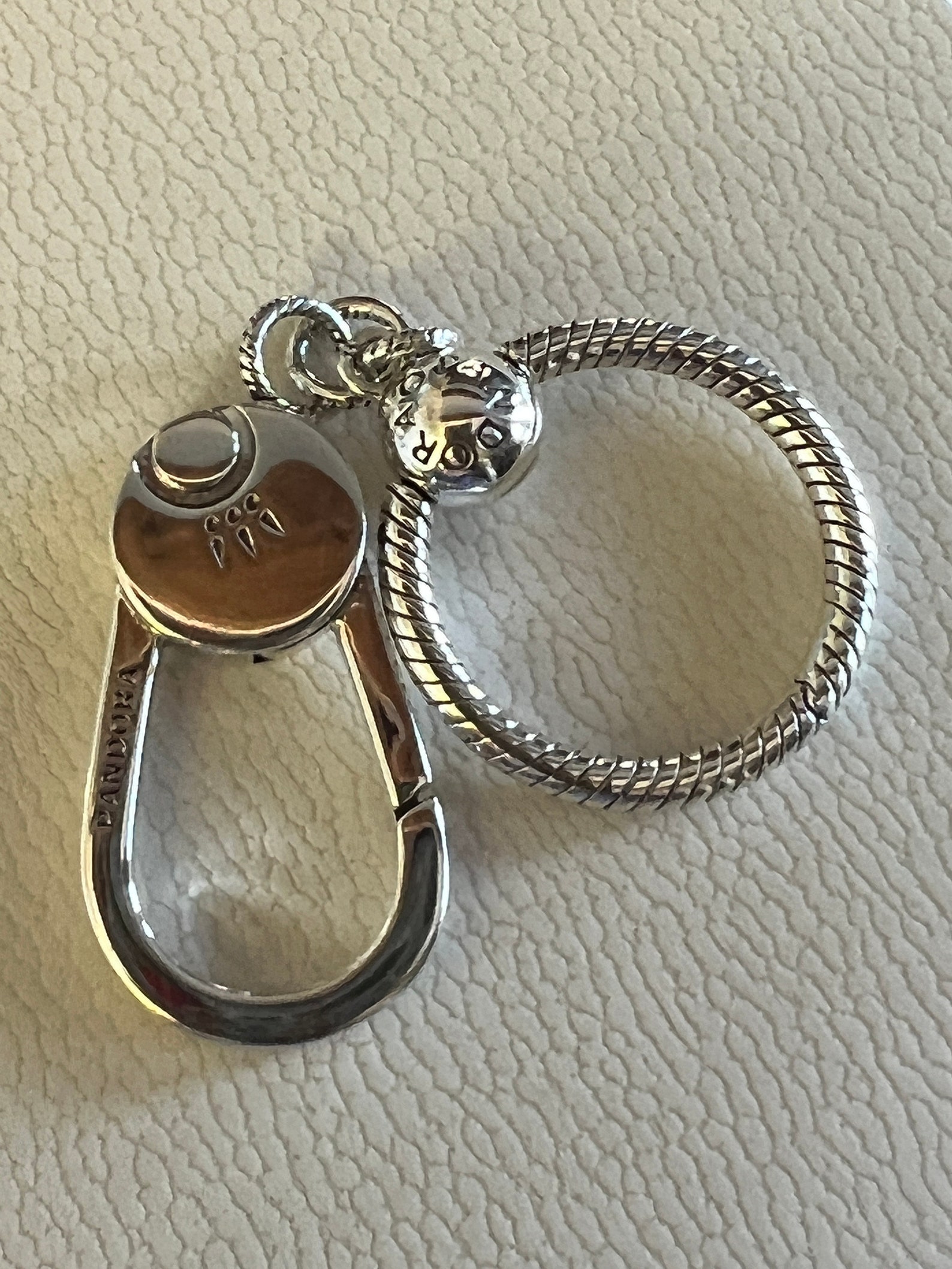 Pandora Keychain Charmholder and Keychain Key Ring Dangle Etsy