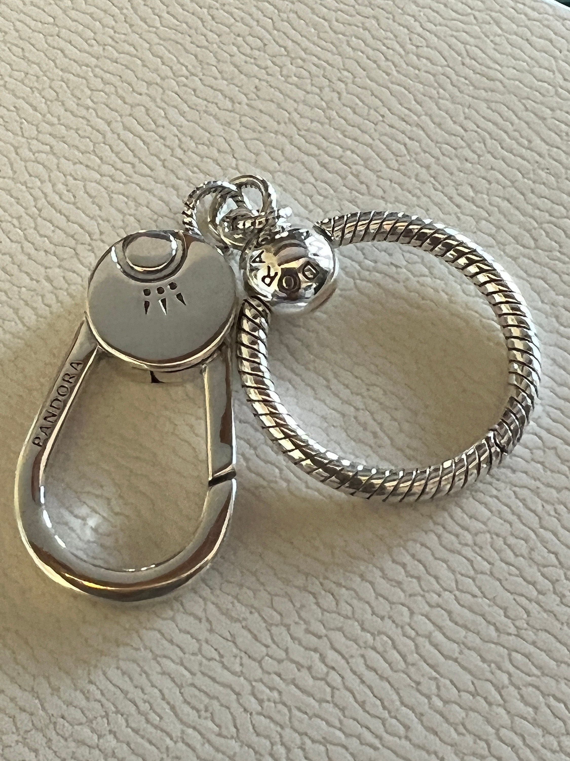 Pandora Keychain Charmholder and Keychain Key Ring Dangle Etsy