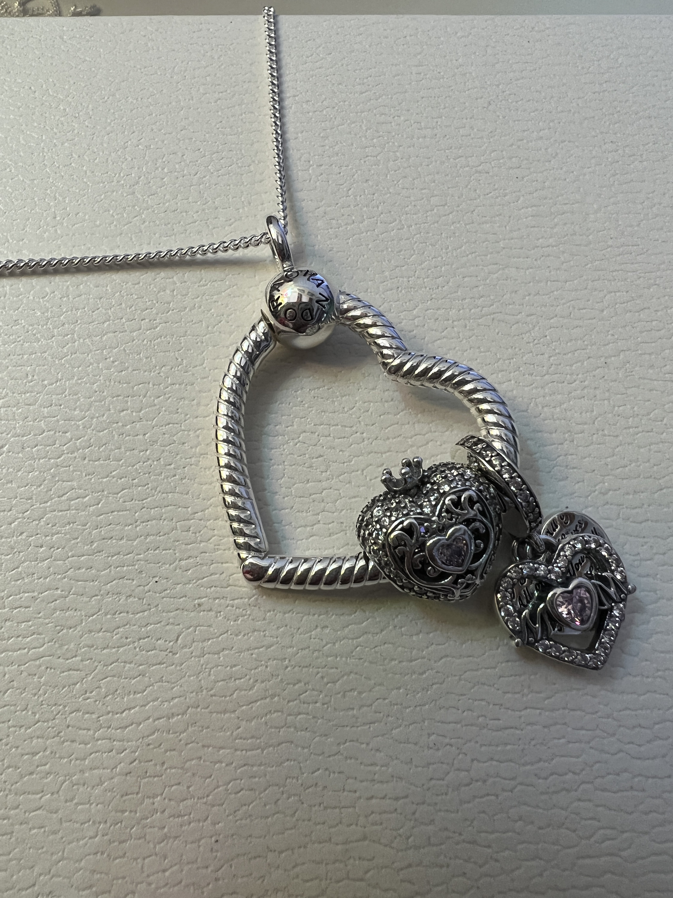 Pandora Necklace Mom Mothers Day Love O 