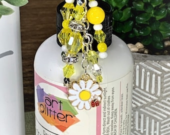 Glue Bottle Topper - Daisy and Ladybug