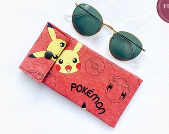Vommpe Glasses Case Sunglasses Pouch Tinplate Protective Holder Wipe Clean Cartoon Animal Pattern Spectacles Storage Eyewear Case Protective Eyeglasses Box Glasses Case for Women Men Student
